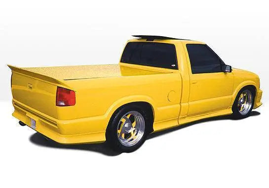 1994-2003 Chevrolet S10 POLYURETHANE Black Side Skirts-1