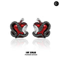 1STXULIE Forbidden Apple Stud Earrings style #01