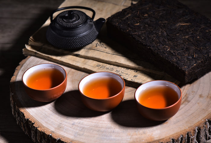 2004 Tian Fu Xiang "Menghai Ripe Brick" Aged Pu-erh Tea | Yunnan Sourcing Tea Shop