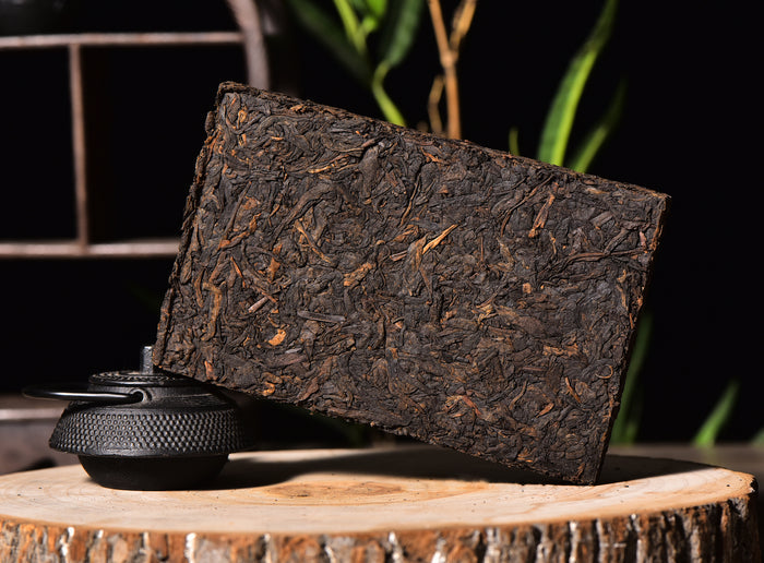 2004 Tian Fu Xiang "Menghai Ripe Brick" Aged Pu-erh Tea | Yunnan Sourcing Tea Shop