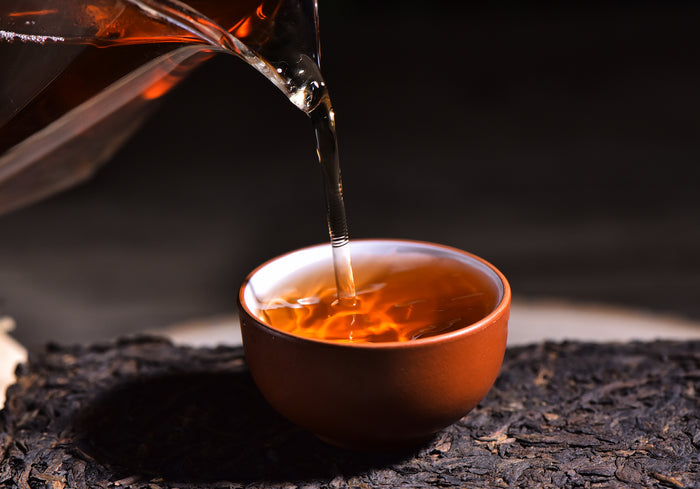 2004 Tian Fu Xiang "Menghai Ripe Brick" Aged Pu-erh Tea | Yunnan Sourcing Tea Shop