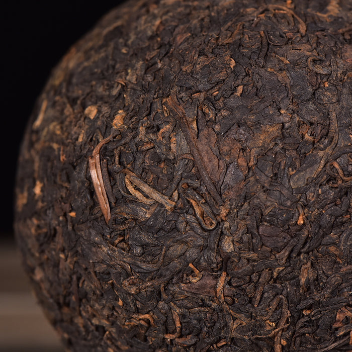 2005 Tian Fu Xiang "Menghai Ripe Tuo" Aged Pu-erh Tea | Yunnan Sourcing Tea Shop