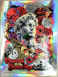2024 Queens of the Stone Age - Brisbane I Foil Variant Concert Poster by Alex Lehours