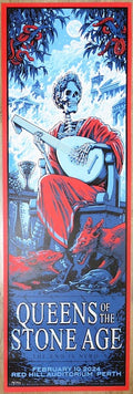 2024 Queens of the Stone Age - Perth Silkscreen Concert Poster by Blair Sayer