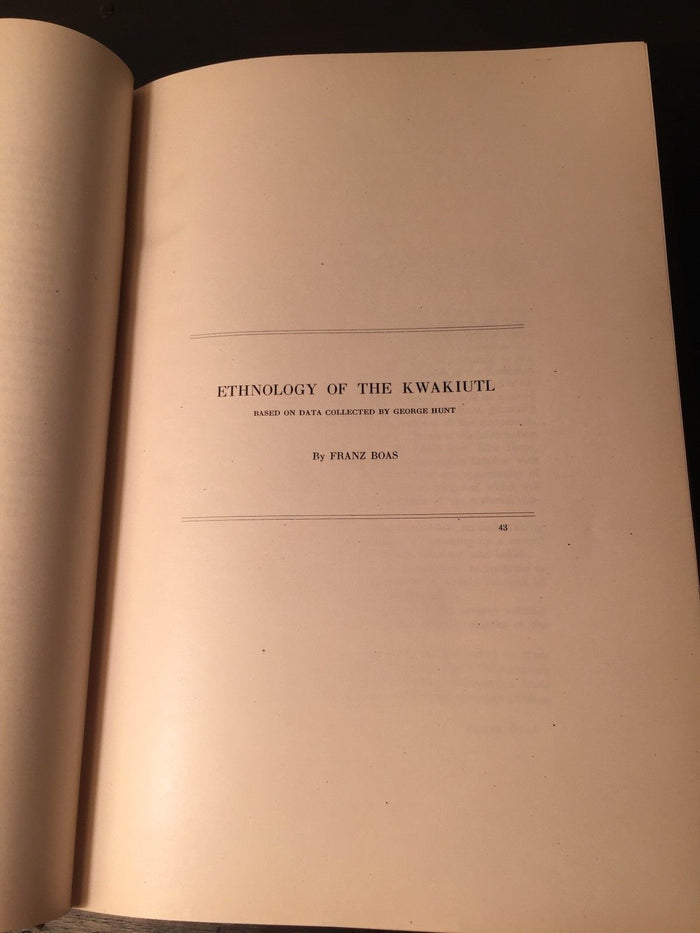 35th ANNUAL REPORT OF BUREAU OF AMERICAN ETHNOLOGY 1913-14, Pt. I, F. Boas 1921