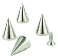 7/8" Cone Spike Silver