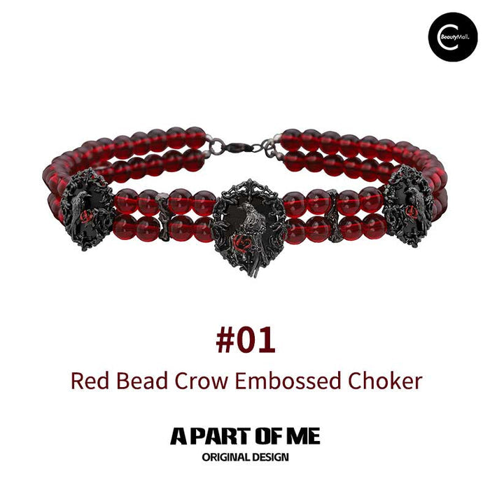 A Part Of Me Raven Muse Layered Choker Necklace style #01
