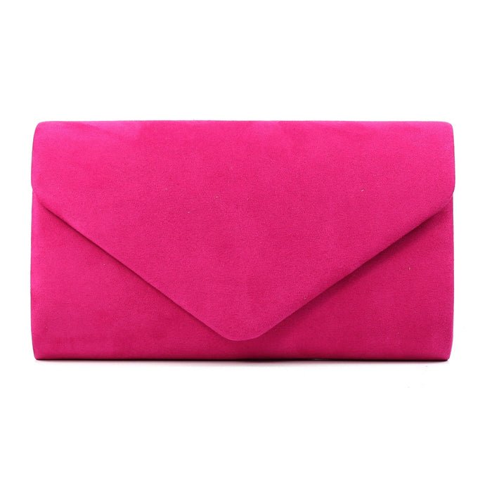 Abby / Amy Fuchsia Clutch Bag