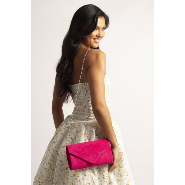 Abby / Amy Fuchsia Clutch Bag
