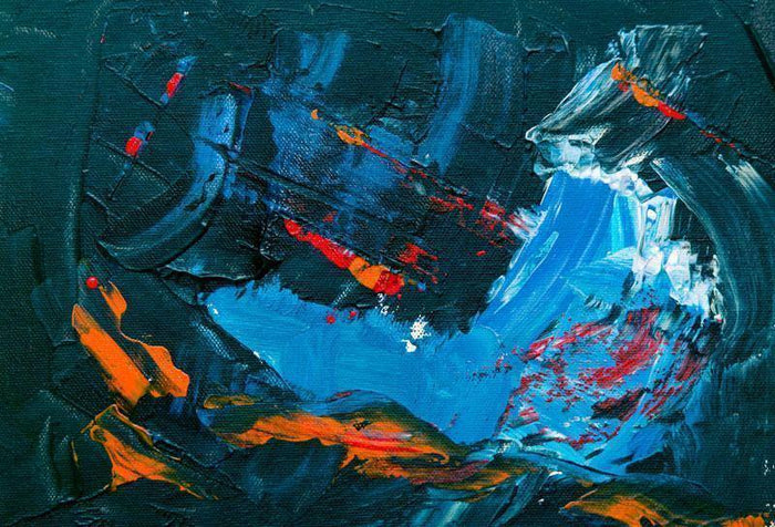 Abstract Canvas Painting Mural-Wall Mural-Eazywallz