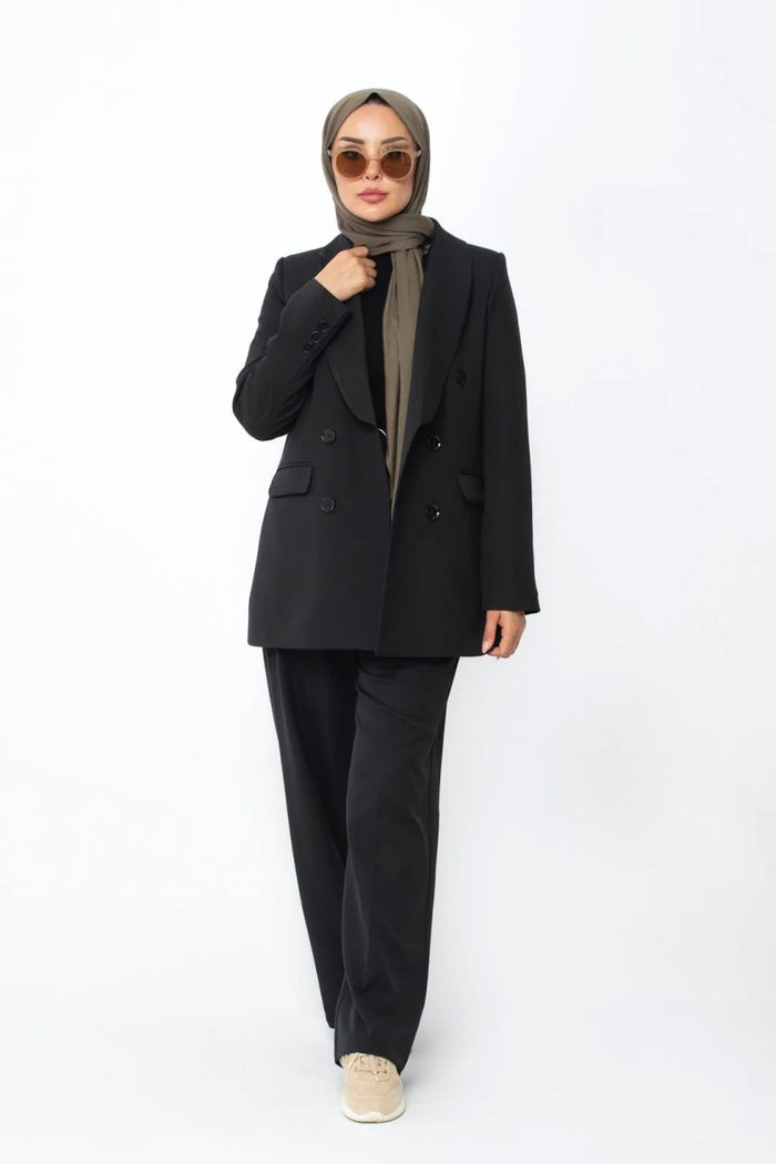 Adelle Blazer - Black - Divinity Collection