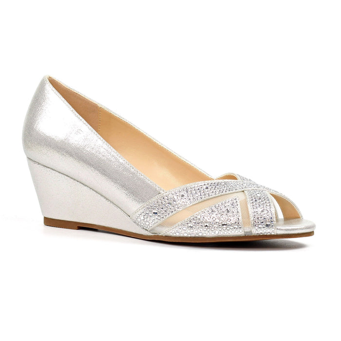 Adriana Silver Shoe