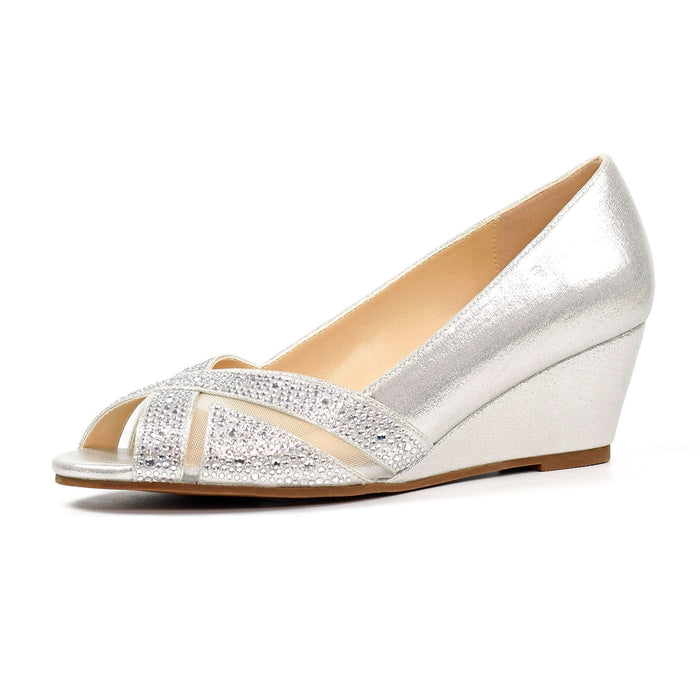 Adriana Silver Shoe