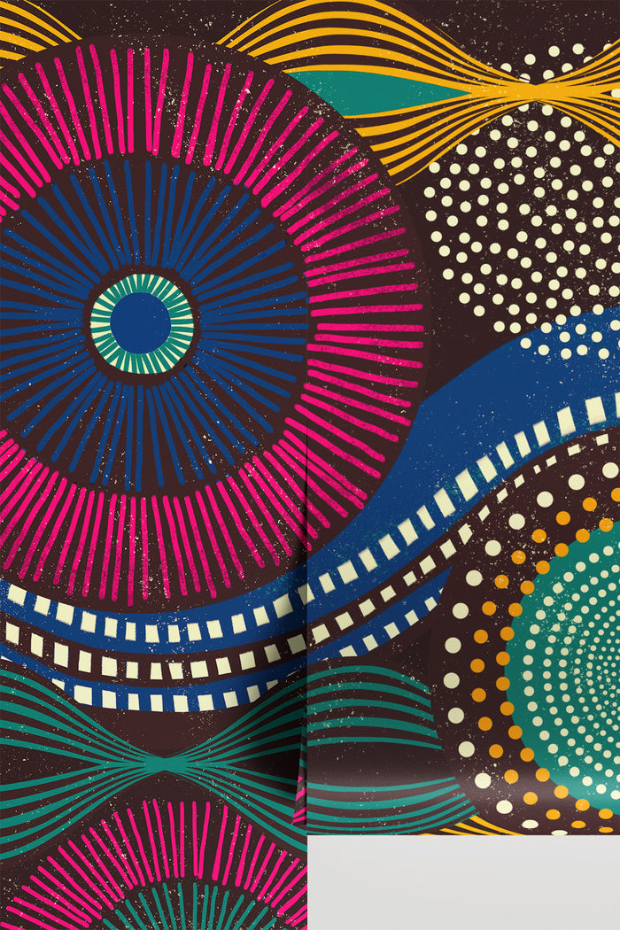 African Tribal Wall Mural