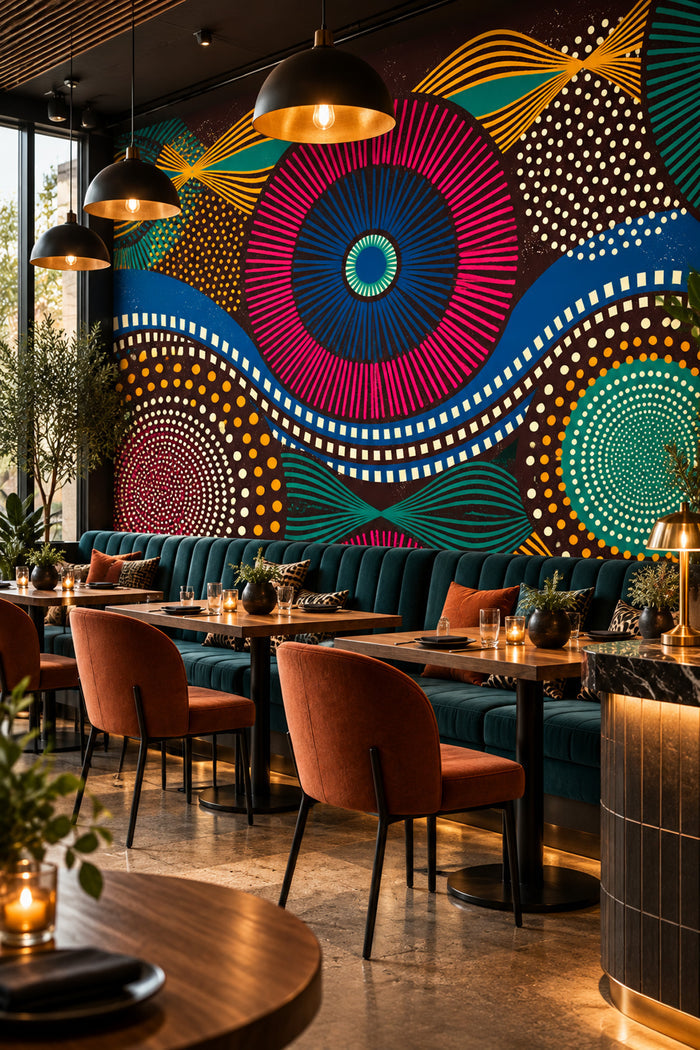 African Tribal Wall Mural