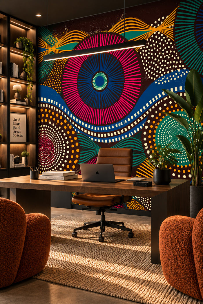 African Tribal Wall Mural