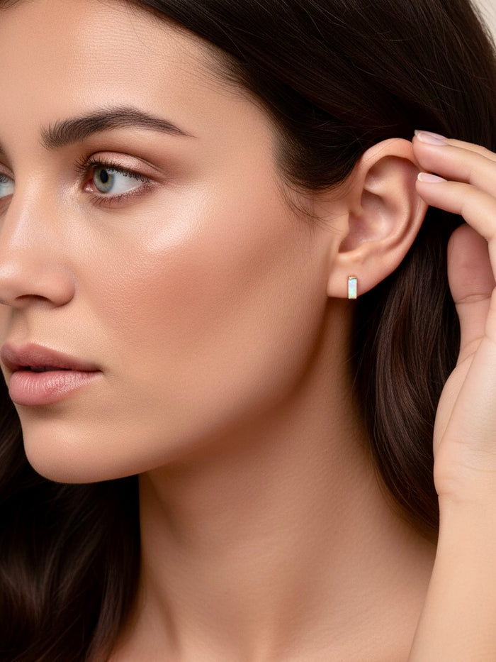 AFTERGLOW Opal Studs