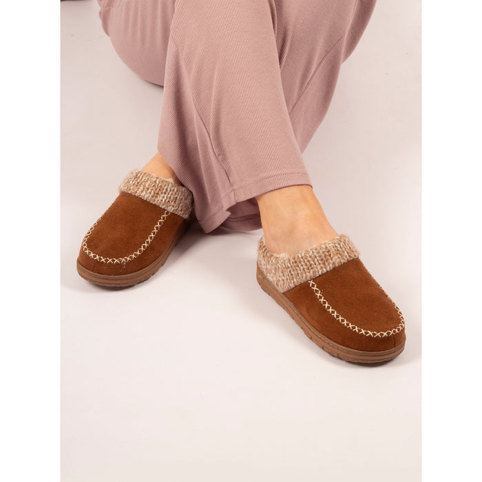 Albany Tan Boxed Slipper