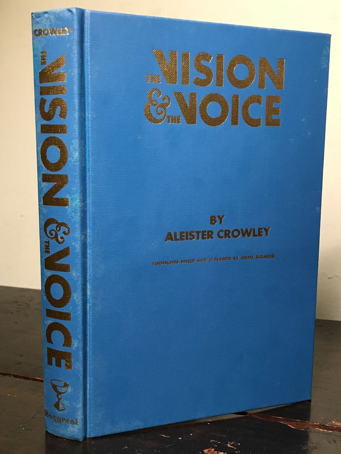 ALEISTER CROWLEY ~ THE VISION AND THE VOICE, 1st / 1st HC/DJ, 1972 REVIEW COPY