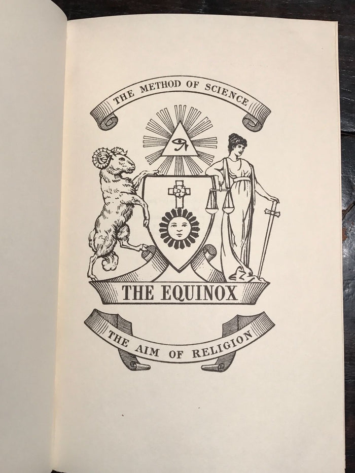 ALEISTER CROWLEY ~ THE VISION AND THE VOICE, 1st / 1st HC/DJ, 1972 REVIEW COPY
