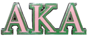 Alpha Kappa Alpha Letter Pin