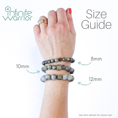 Amazonite and Lava Bracelet