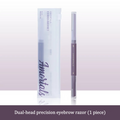 AMORTALS Dual-Head Micro Precision Eyebrow Razor (Single Unit) style Single Unit