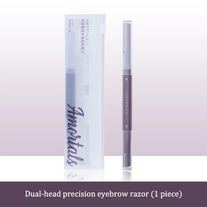 AMORTALS Dual-Head Micro Precision Eyebrow Razor (Single Unit) style Single Unit