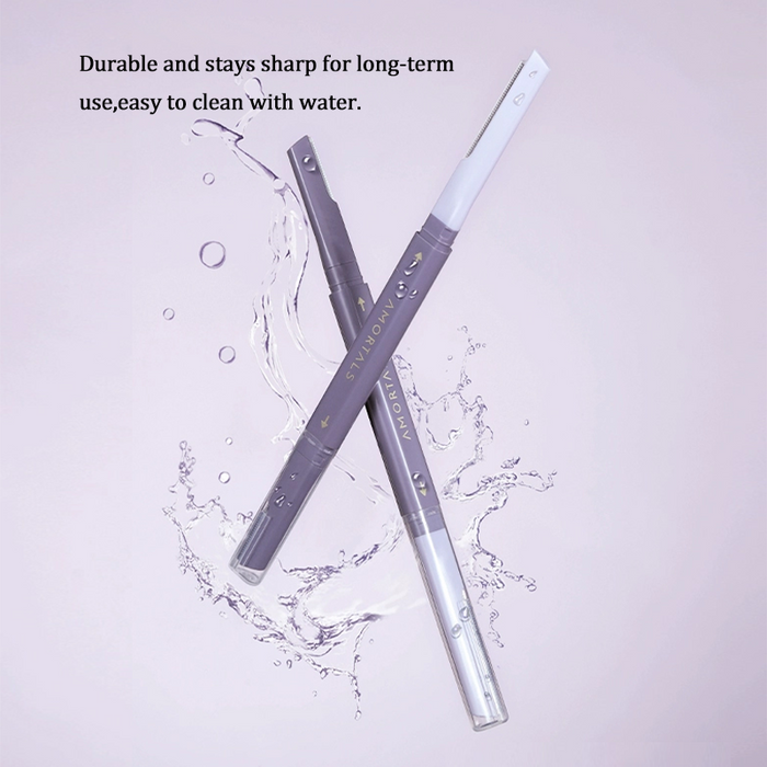 AMORTALS Dual-Head Micro Precision Eyebrow Razor (Single Unit) style Single Unit