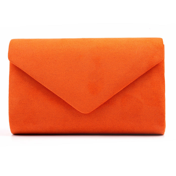Amy Orange Clutch Bag