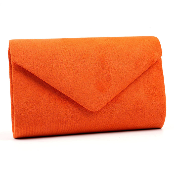 Amy Orange Clutch Bag