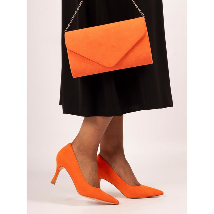 Amy Orange Court Shoe