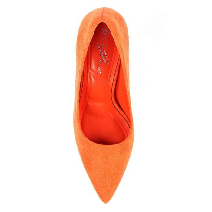 Amy Orange Court Shoe