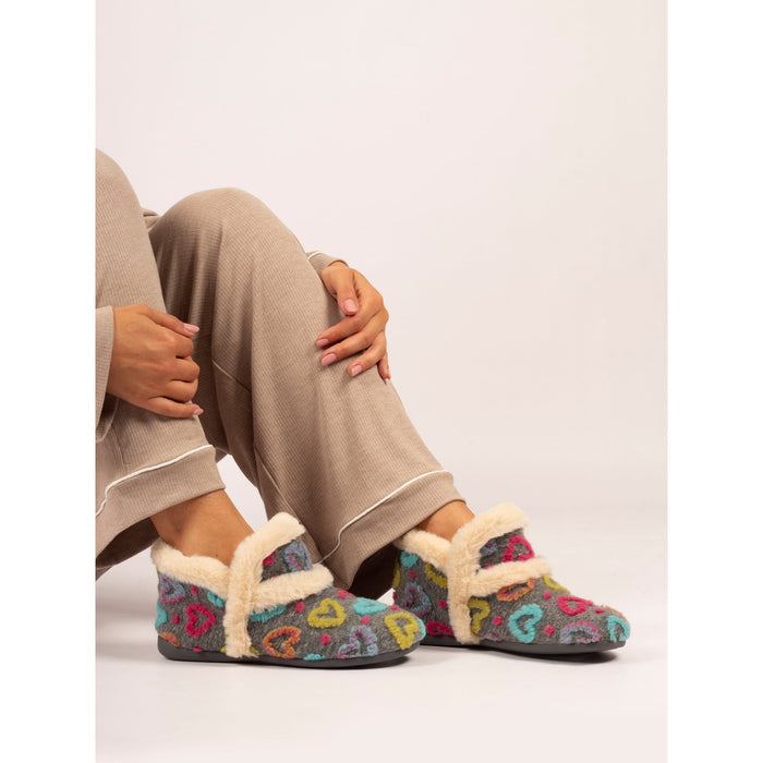 Angel Grey Boot Slipper