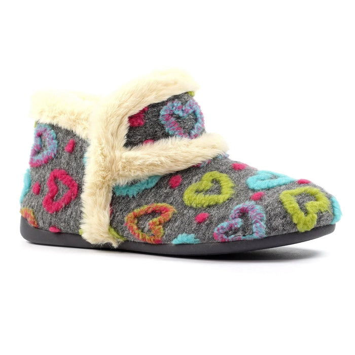 Angel Grey Boot Slipper