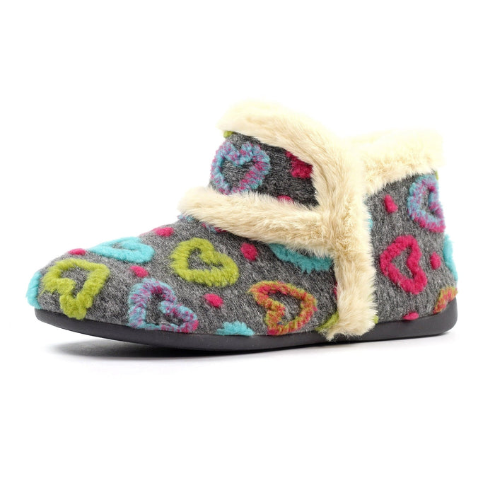 Angel Grey Boot Slipper