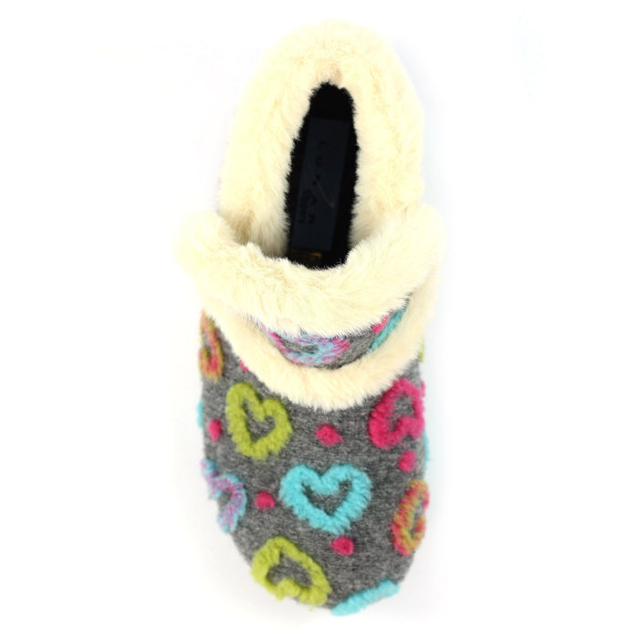 Angel Grey Boot Slipper
