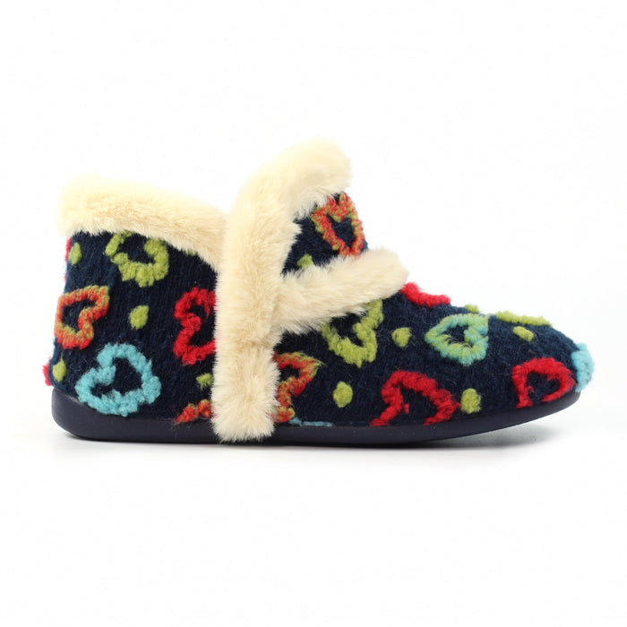 Angel Navy Boot Slipper