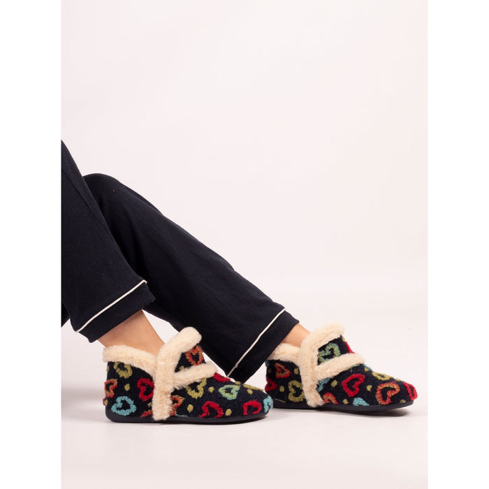 Angel Navy Boot Slipper