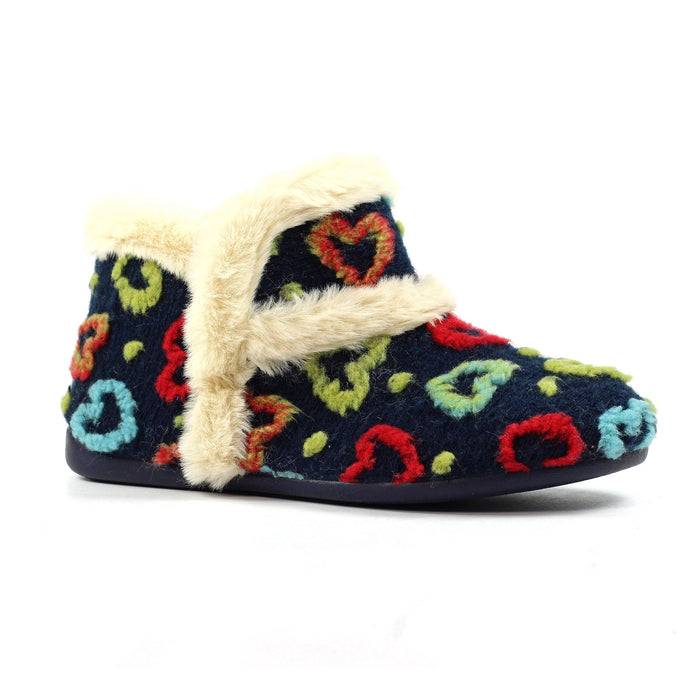 Angel Navy Boot Slipper
