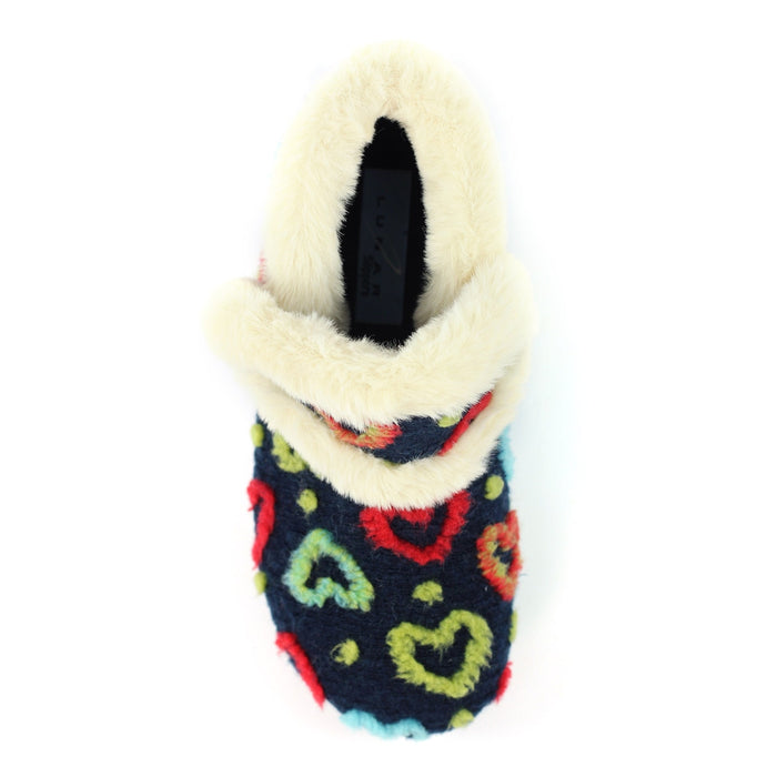 Angel Navy Boot Slipper