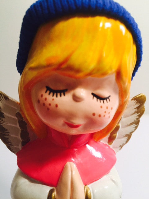 Angel With Stocking Cap Figure
