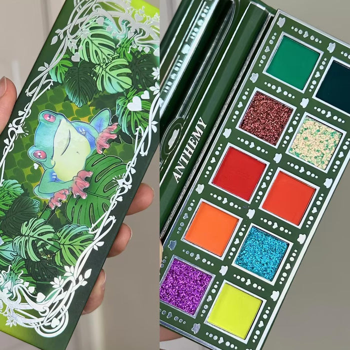 Anthemy Living Creatures Compendium 2.0 Moon Series – Dart Frog Chameleon Eyeshadow Palette detail