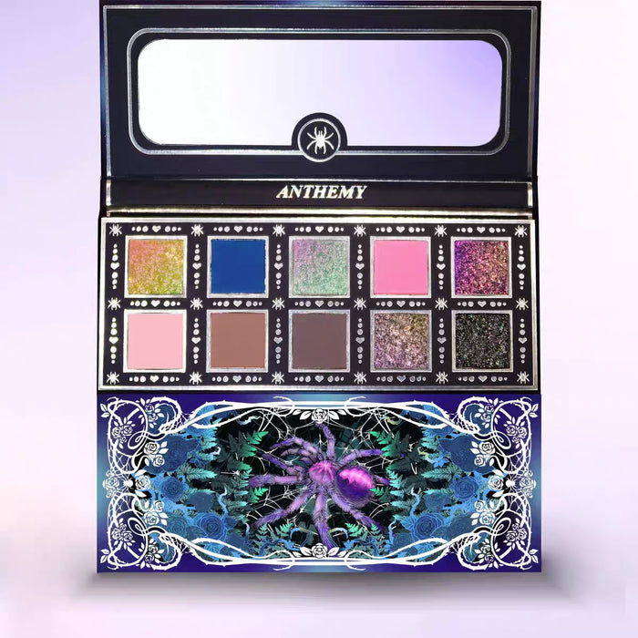 Anthemy Living Creatures Compendium 2.0 Moon Series – Furry Tarantula Chameleon Eyeshadow Palette detail