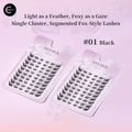 ANYCOCO Fox Eye Cluster Lashes style #01