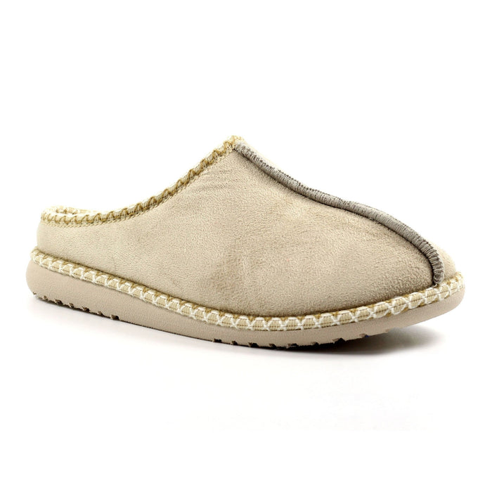 Apollonia Beige Mule Slipper