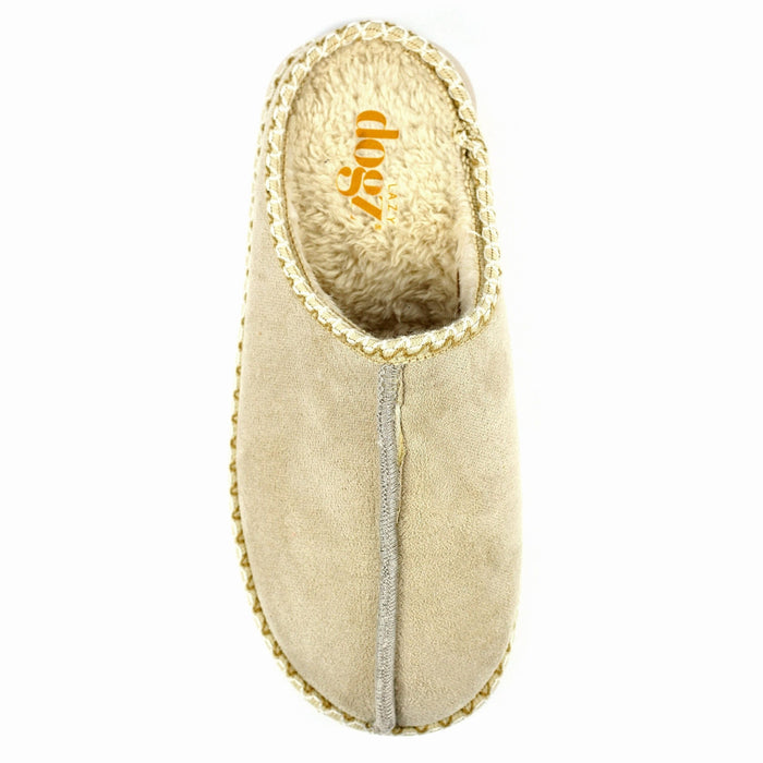 Apollonia Beige Mule Slipper