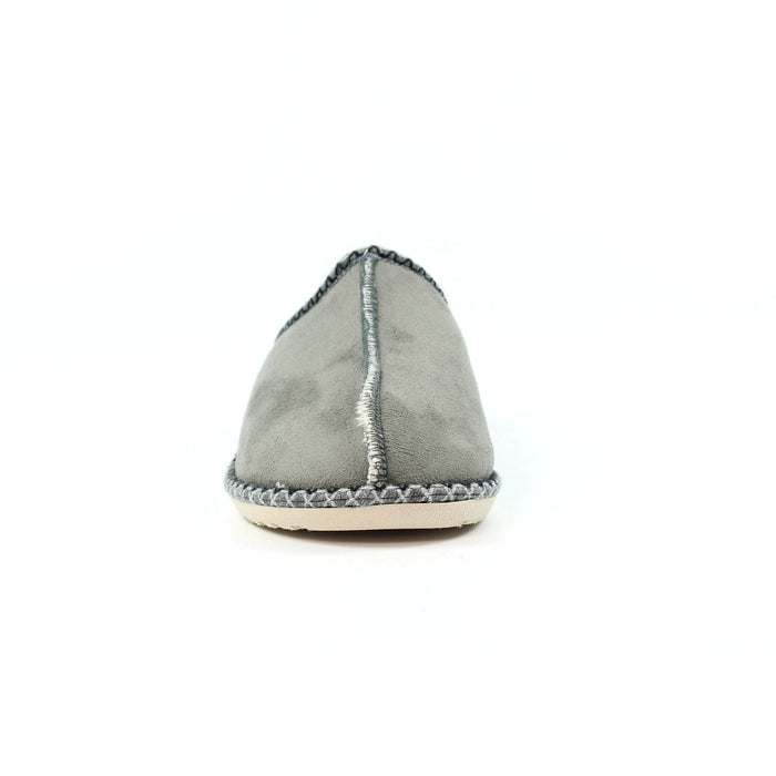Apollonia Grey Mule Slipper