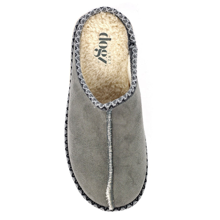 Apollonia Grey Mule Slipper