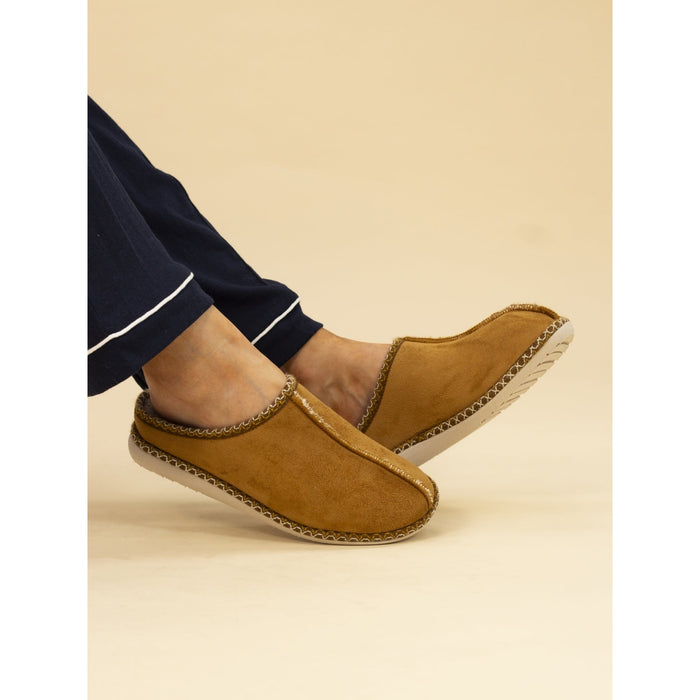Apollonia Tan Mule Slipper
